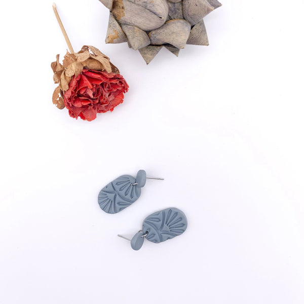 Kate Pattern Oval Drops