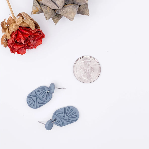 Kate Pattern Oval Drops