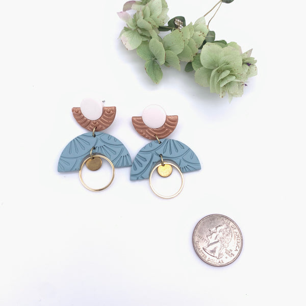 Cecilia Drops with Metal Detail